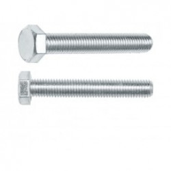 Болт М20х100 мм шестигр., цинк, кл.пр. 5.8, DIN 933